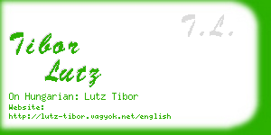tibor lutz business card
